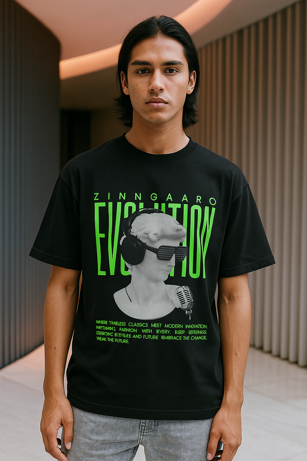 Evolution Unisex Oversized Classic Tee