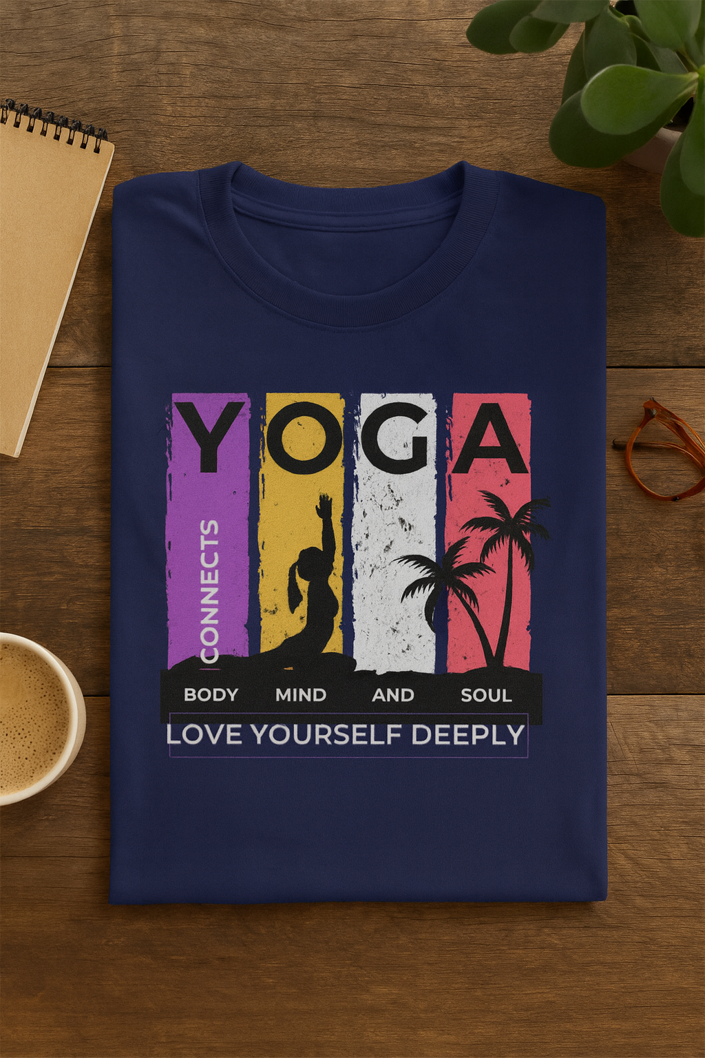 Love Yourself Deeply Yoga Unisex Classic Crew Regular Tee