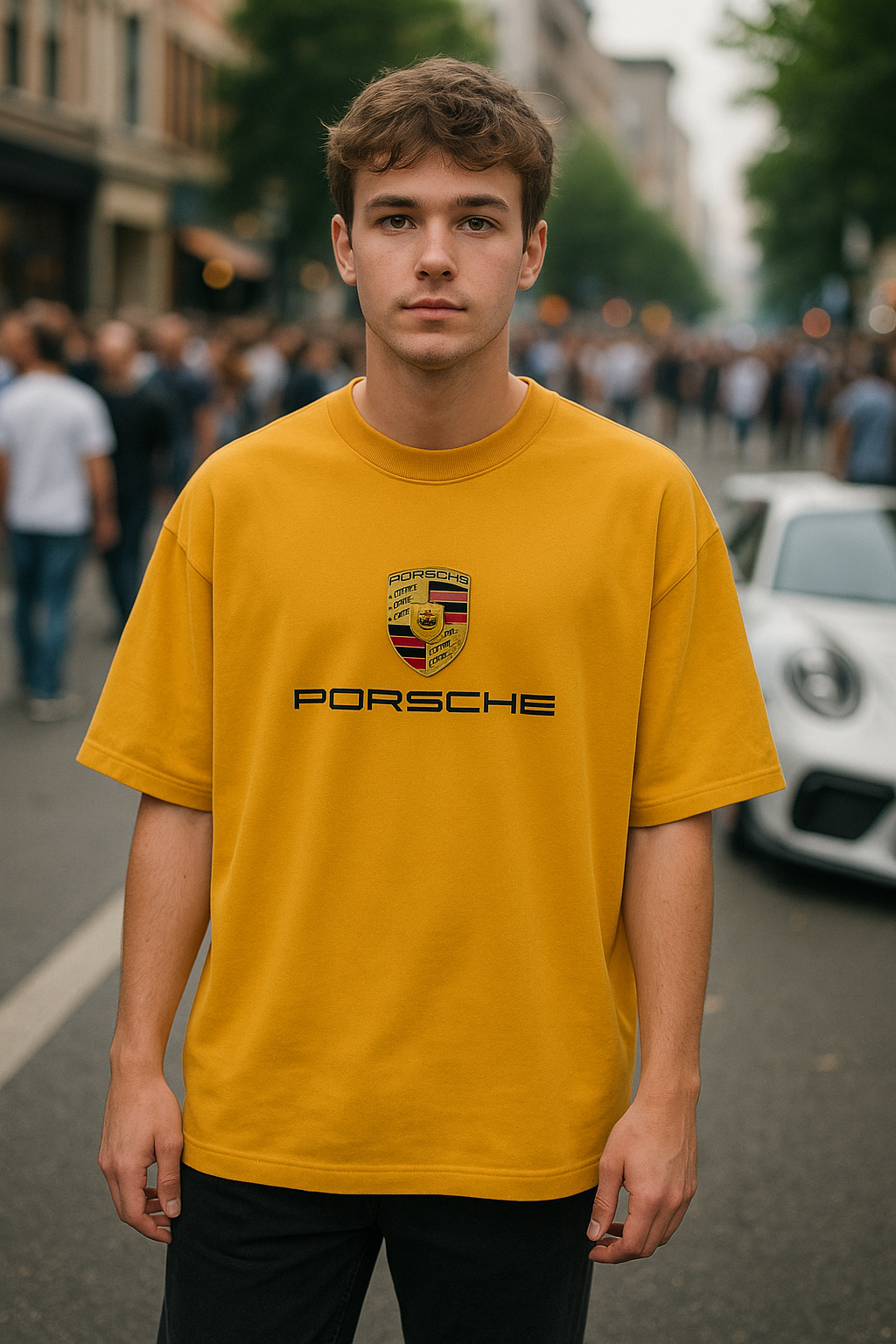 Porsche 911GT3 RS Unisex Oversized Tee