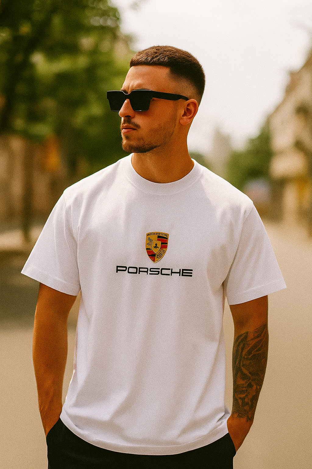 Porsche 911GT3 RS Unisex Oversized Tee