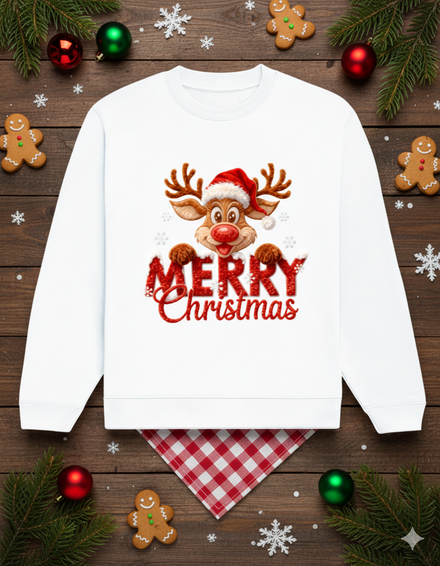 Rudolph Merry Christmas Unisex Sweatshirt