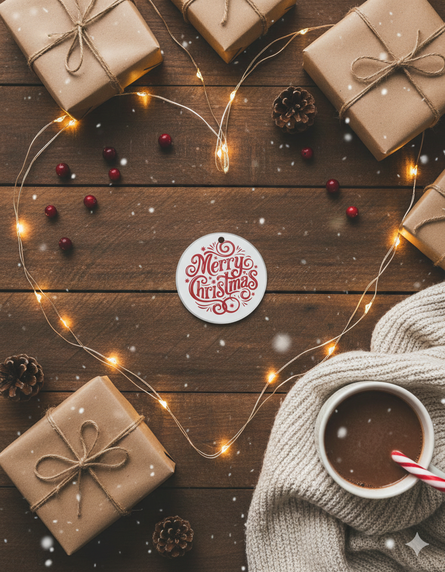 Circle Christmas Ornament