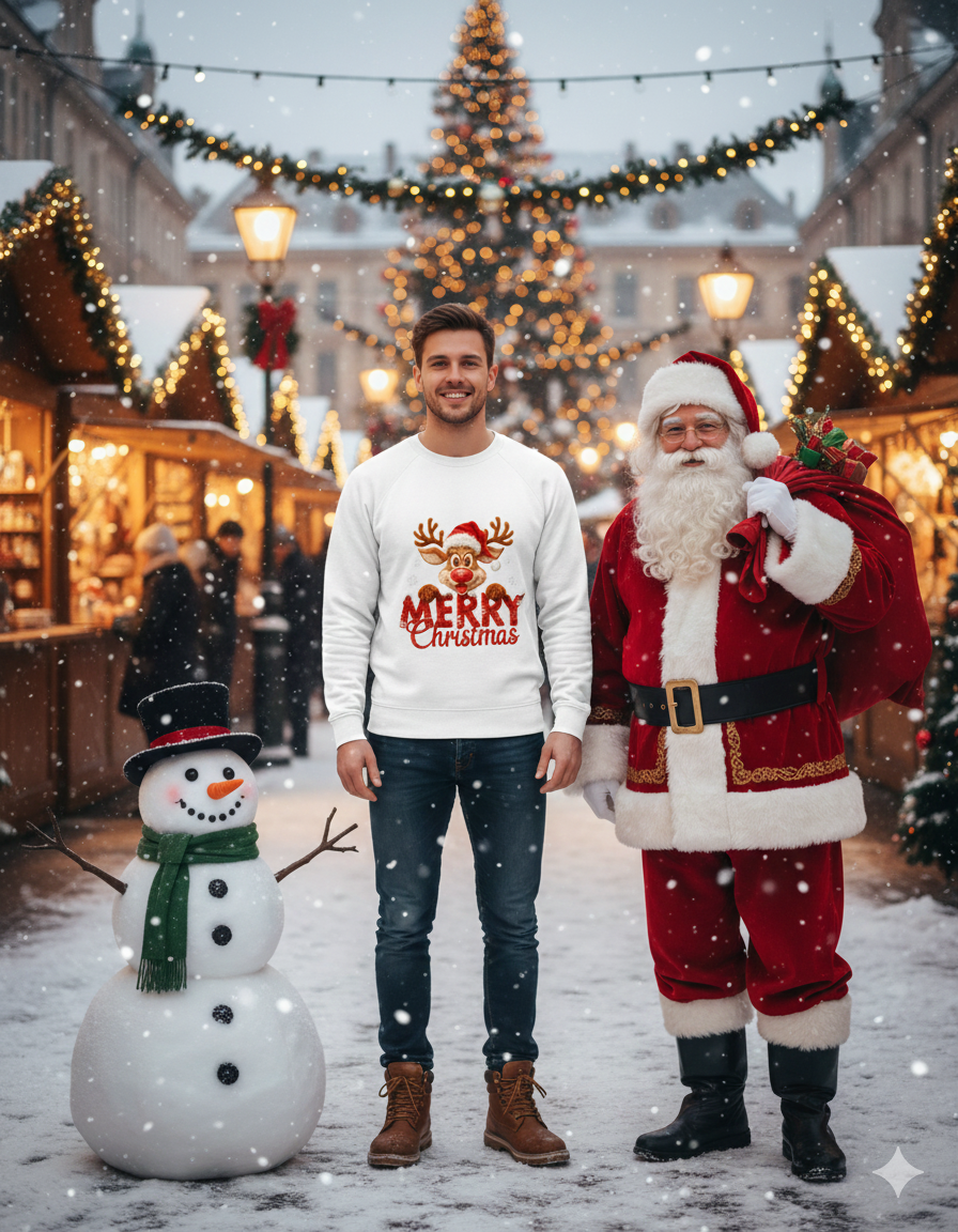 Rudolph Merry Christmas Unisex Sweatshirt