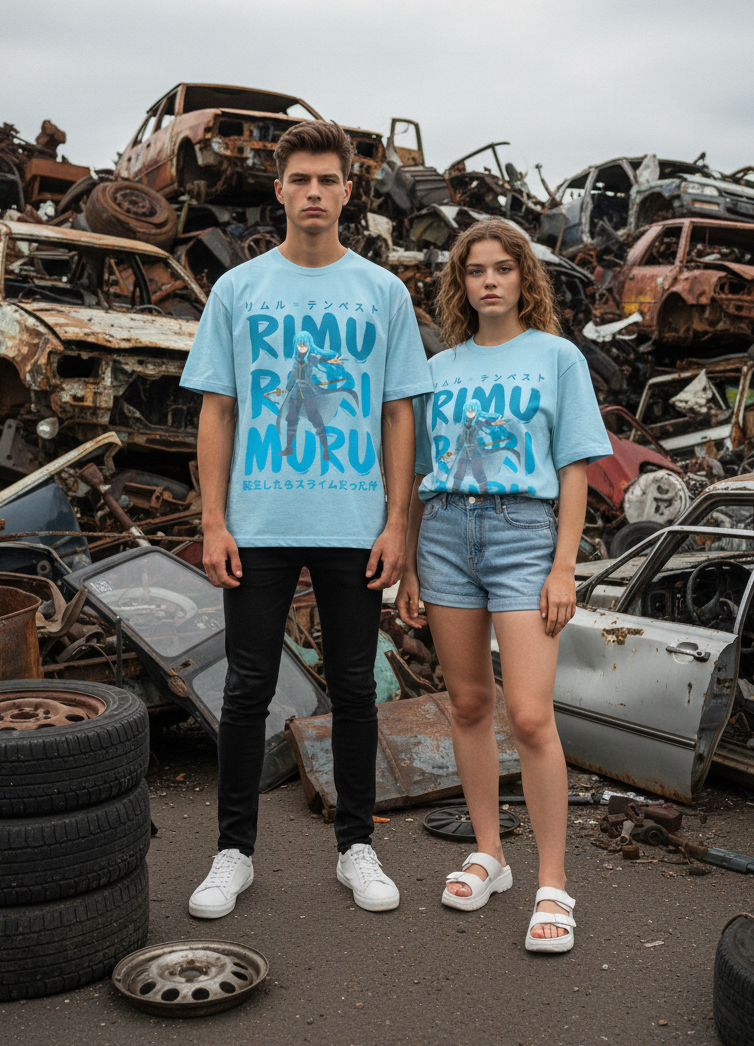 Rimuru Tempest Anime Unisex Oversized Graphic Tee