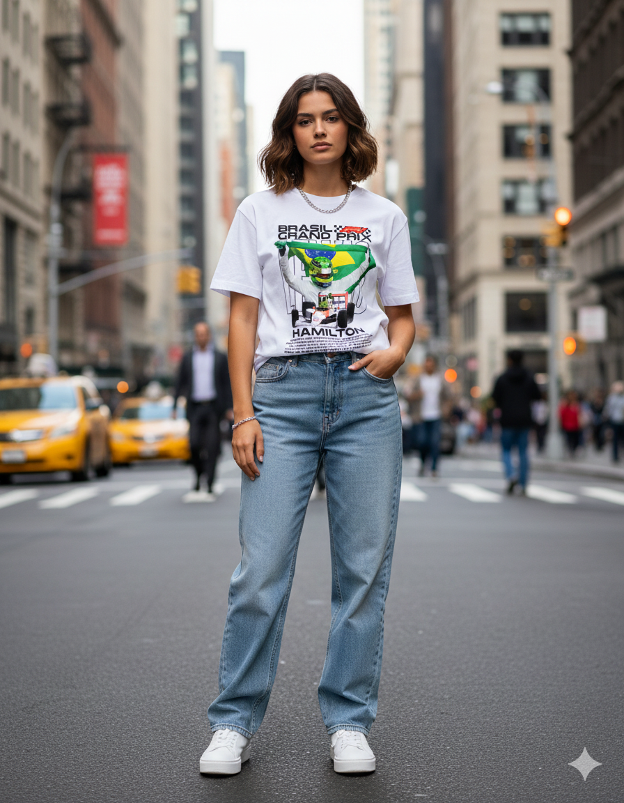 Brazil Grand Prix Champion Unisex Classic Crew Tee