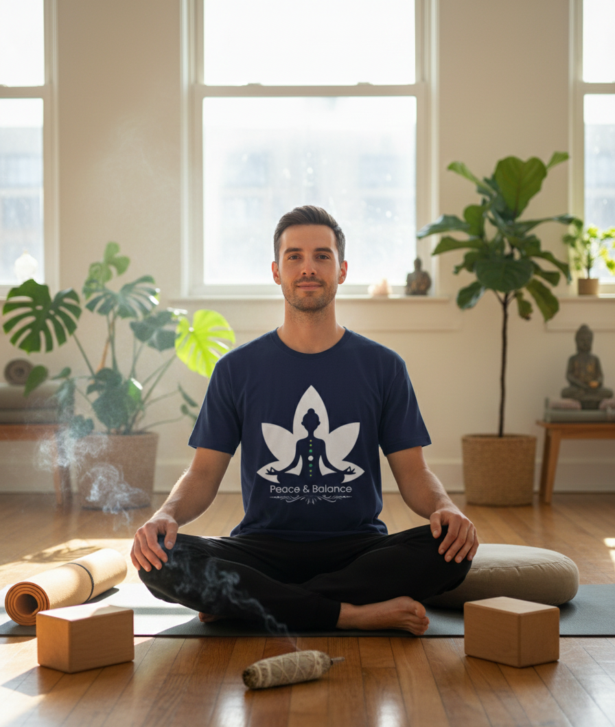 Peace & Balance Unisex Classic Crew Regular Tee