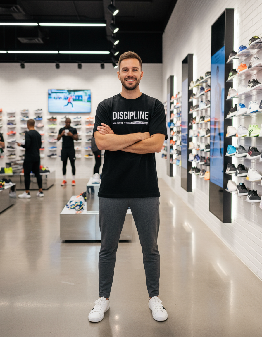 Discipline Unisex Oversized Classic Tee For Entrepreneurs