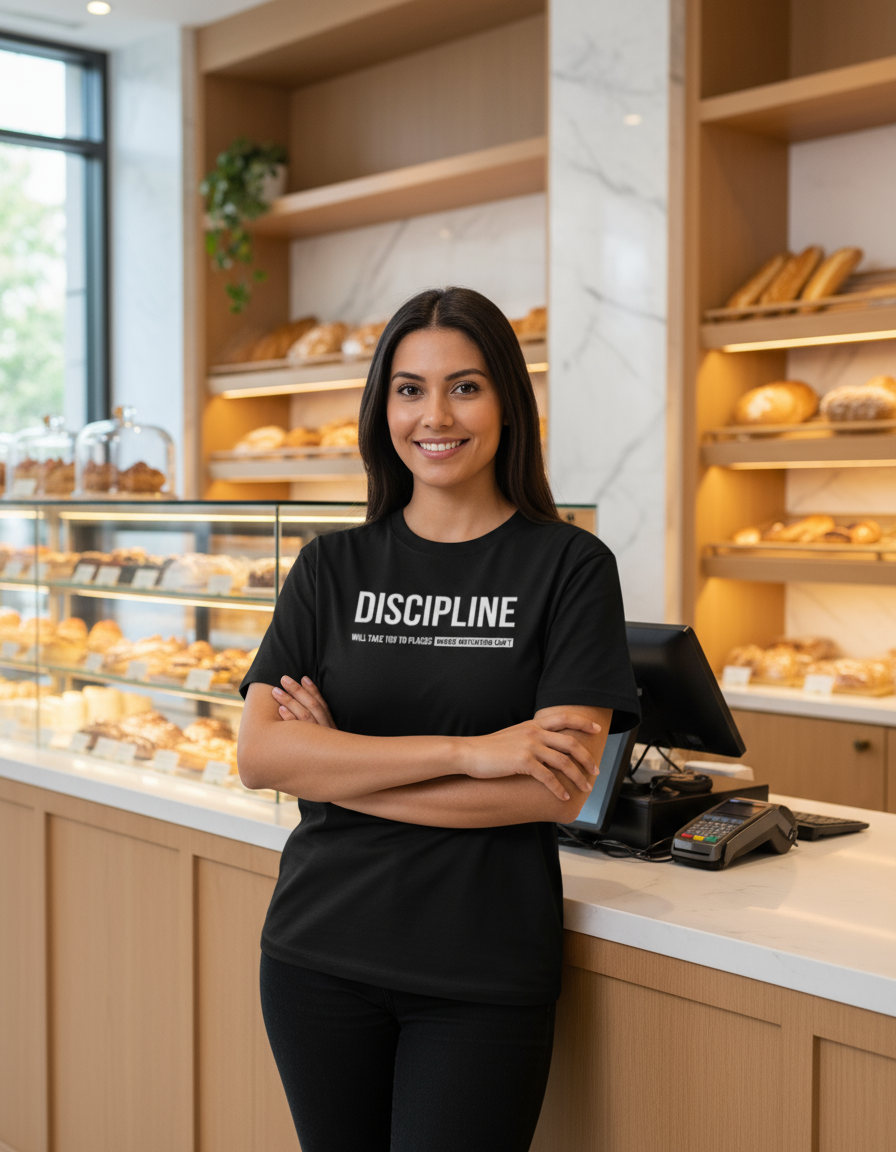 Discipline Unisex Oversized Classic Tee For Entrepreneurs