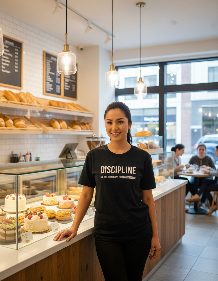 Discipline Unisex Oversized Classic Tee For Entrepreneurs