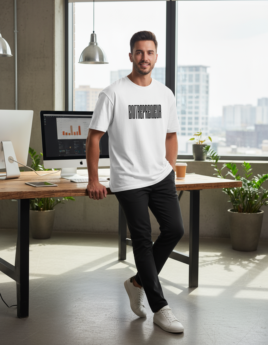 Entrepreneur Mindset Unisex Oversized Classic Tee