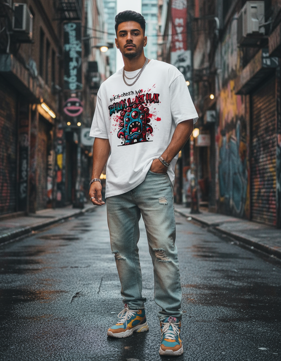 Bhuk Lagi Hai Unisex Oversized Tee