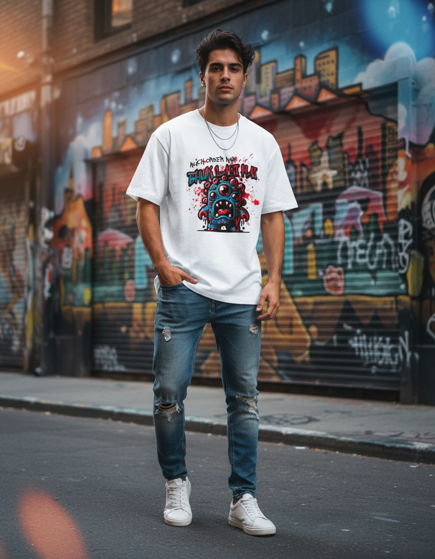 Bhuk Lagi Hai Unisex Oversized Tee