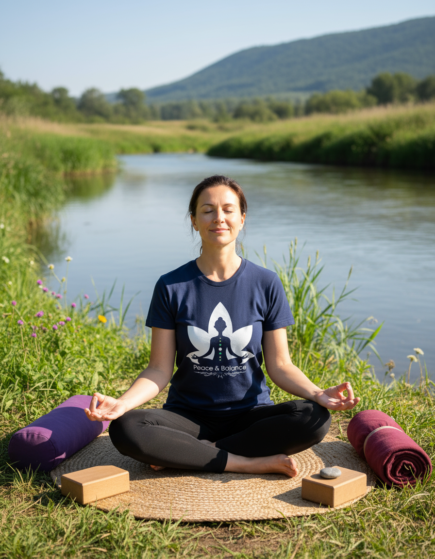 Peace & Balance Unisex Classic Crew Regular Tee