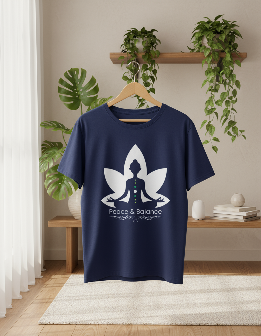 Peace & Balance Unisex Classic Crew Regular Tee